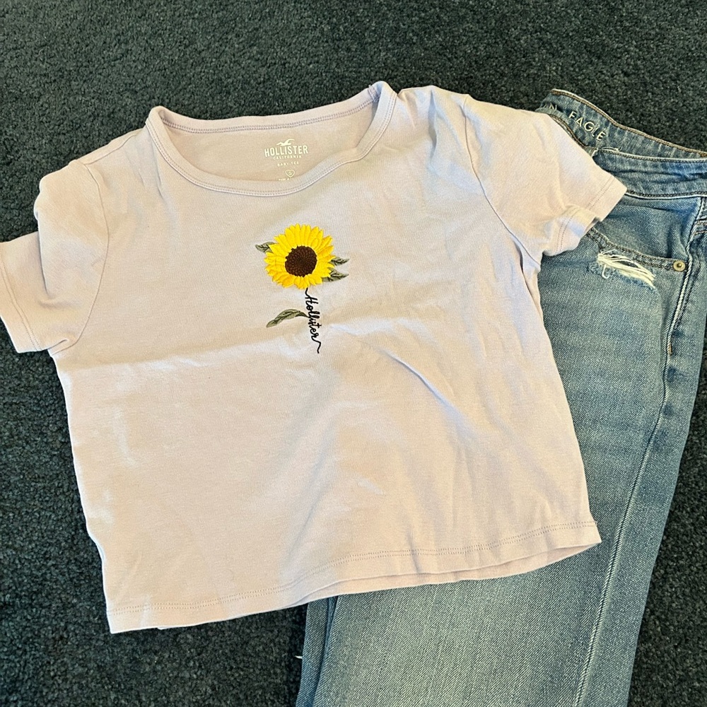Hollister Sunflower shirt